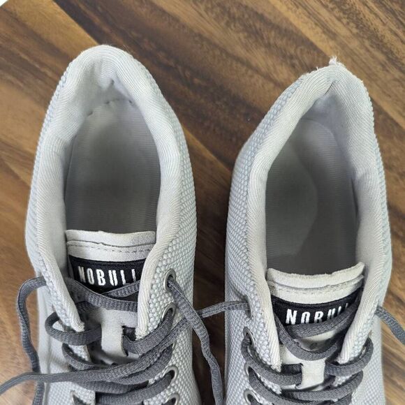 Nobull Superfabric Trainers Men's Size 7 Women’s 8.5 Workout Shoes Gray - Picture 9 of 12
